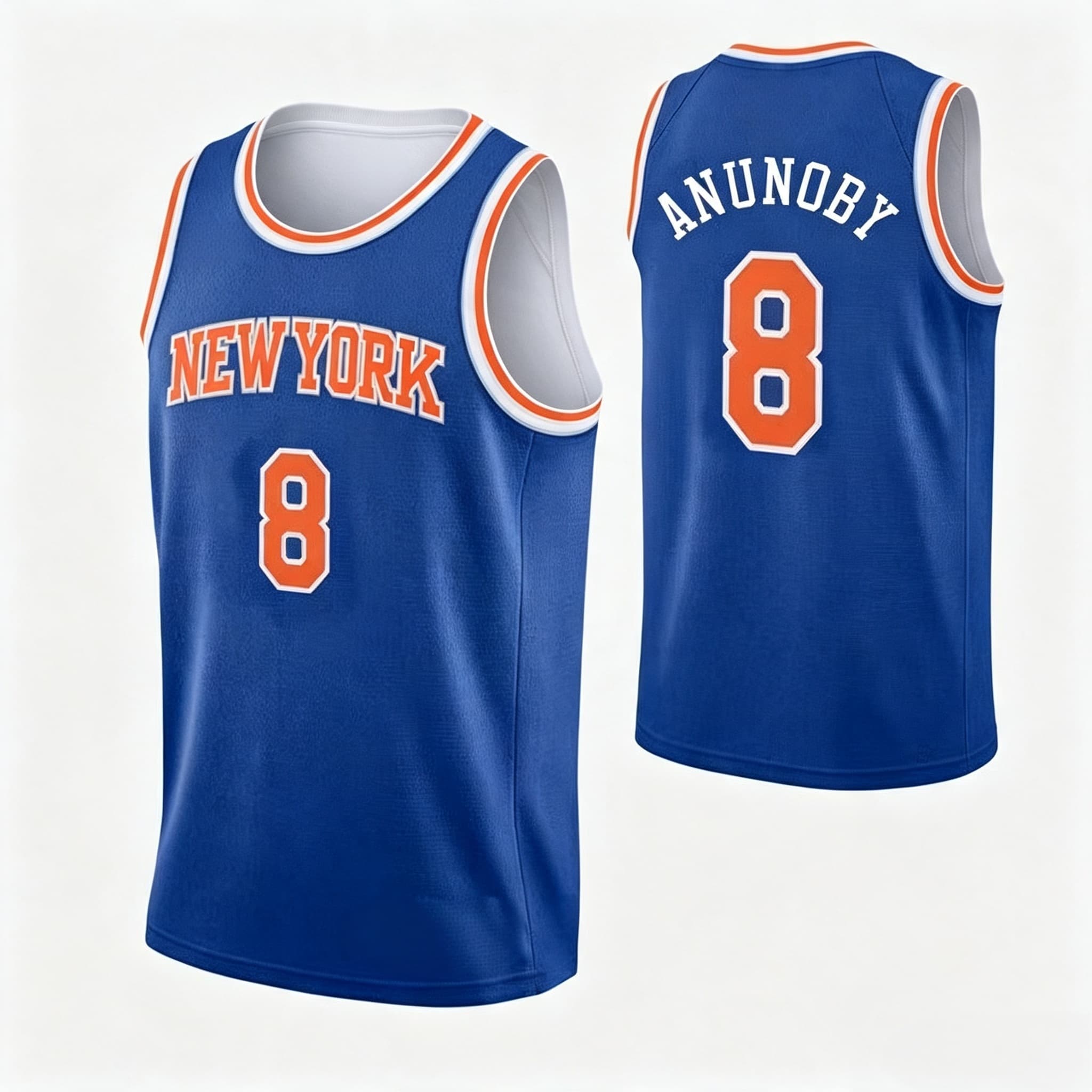 York Men'S Fashion - Men Anunoby #8 New York Basketball