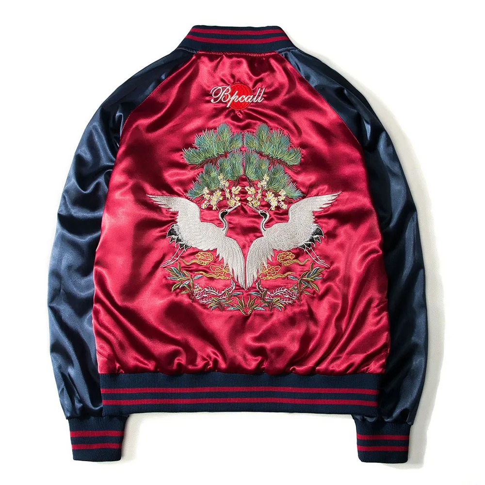 Varsity Jacket Letterman - Reversible Baseball Jacket Men Spring Autumn