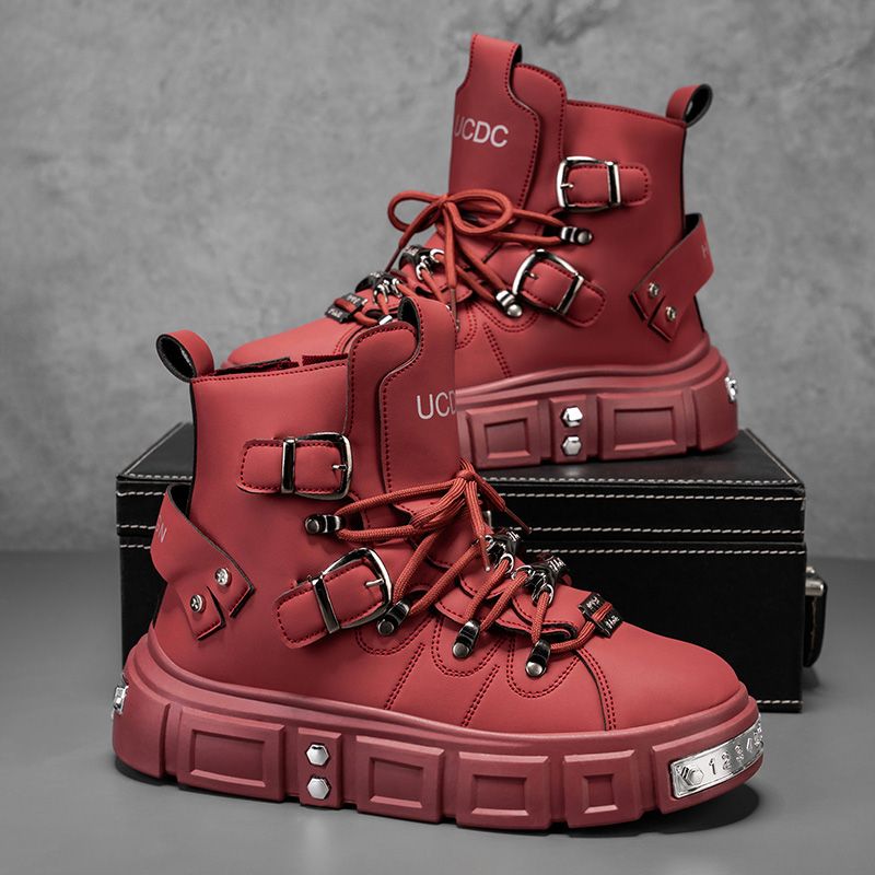 Men'S Fashion Brands - Original Brand Boots for Man Punk