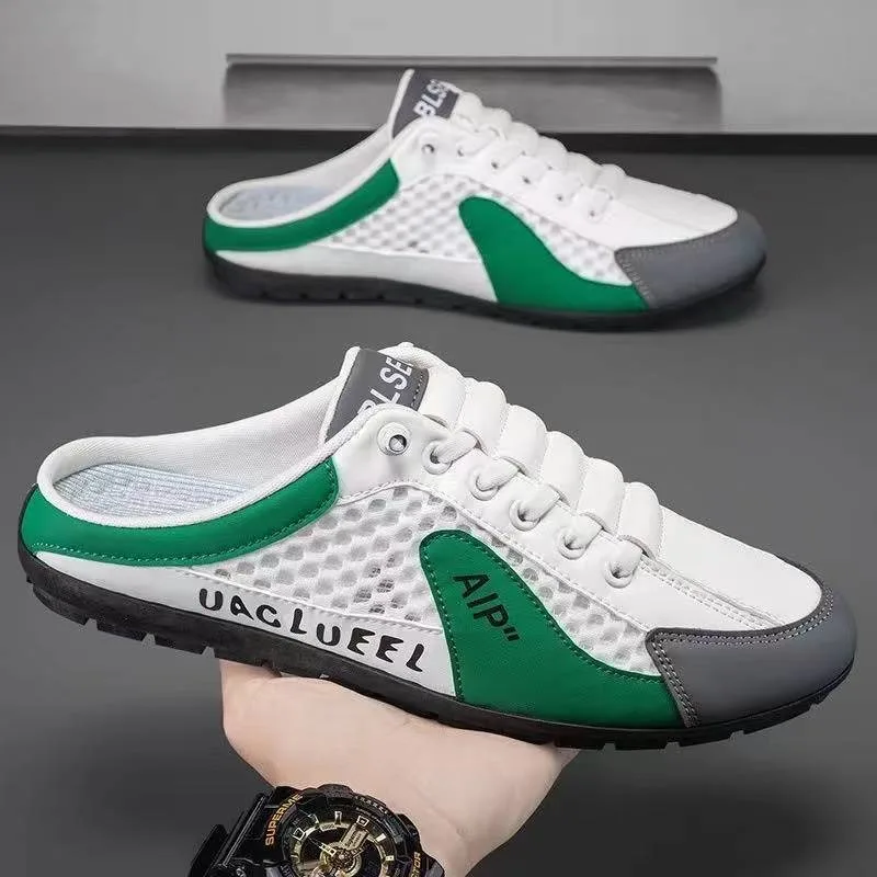 Mens Fashion Zapatos - Men's Fashion Soft-soled Half Slippers Summer