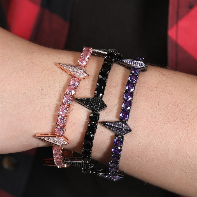 Men'S Fashion Night Out - 8inch Punk Hip Hop Spiked Bracelet