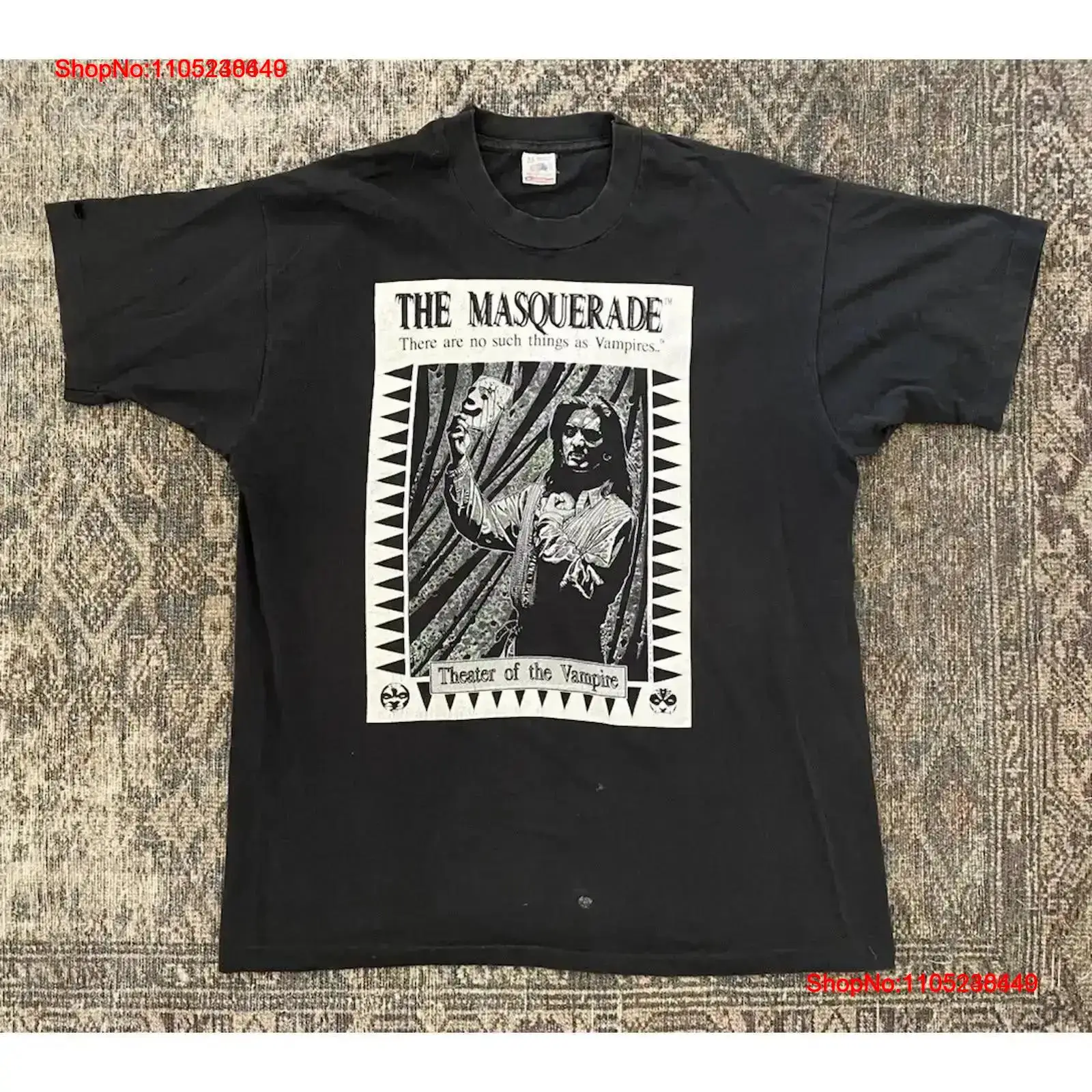 Xl Men'S Fashion - Vintage Rare Vampire The Masquerade 1991