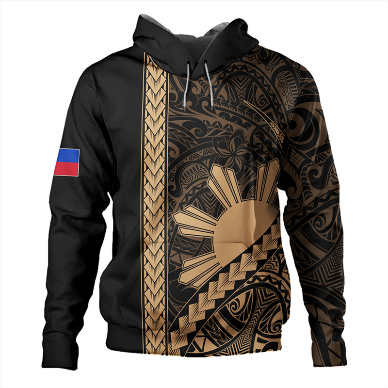 Men'S Fashion Philippines - 3D Print Philippines Filipinos Polynesian Tattoo