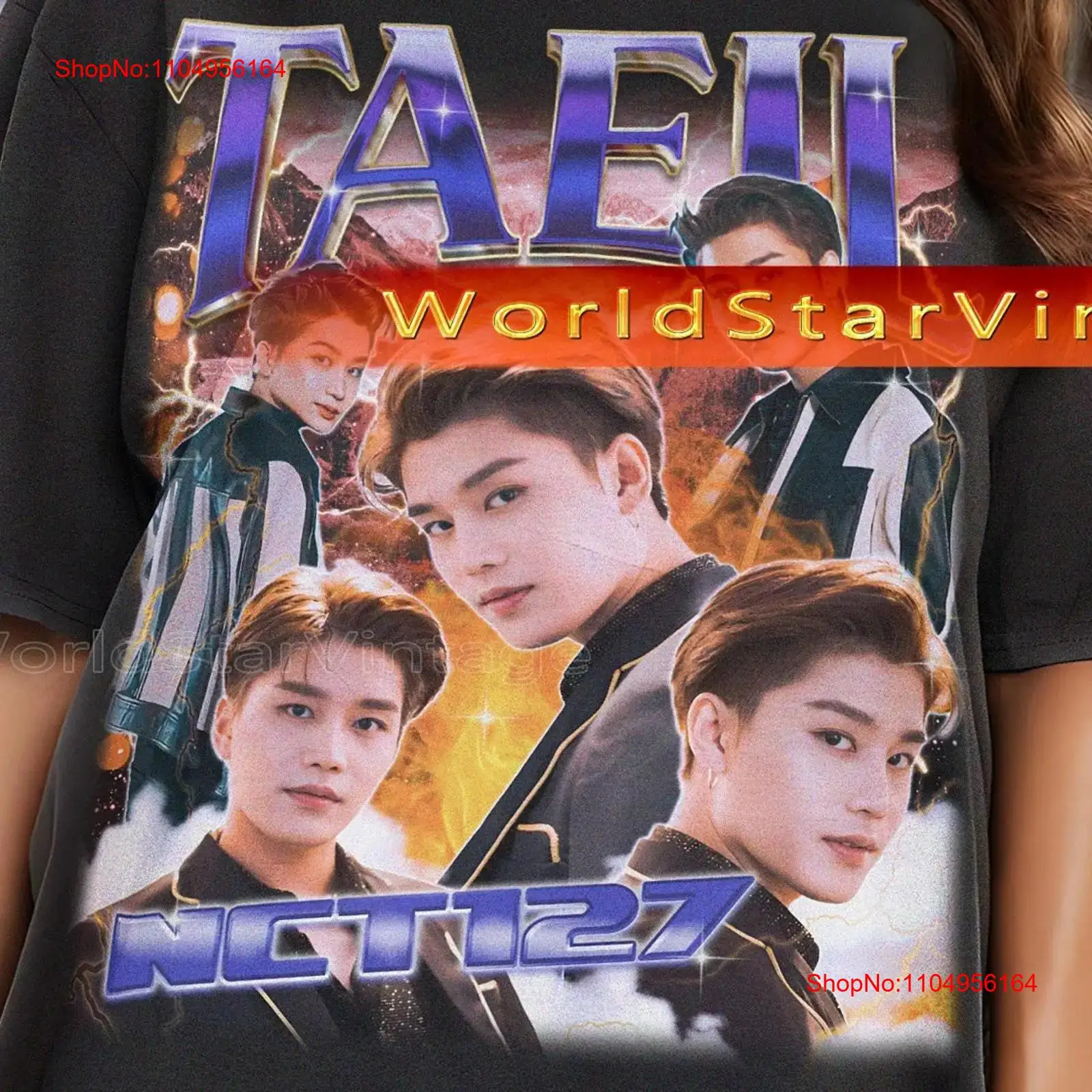 Mens Fashion In The 90S - Taeil NCT Vintage T Shirt Homage