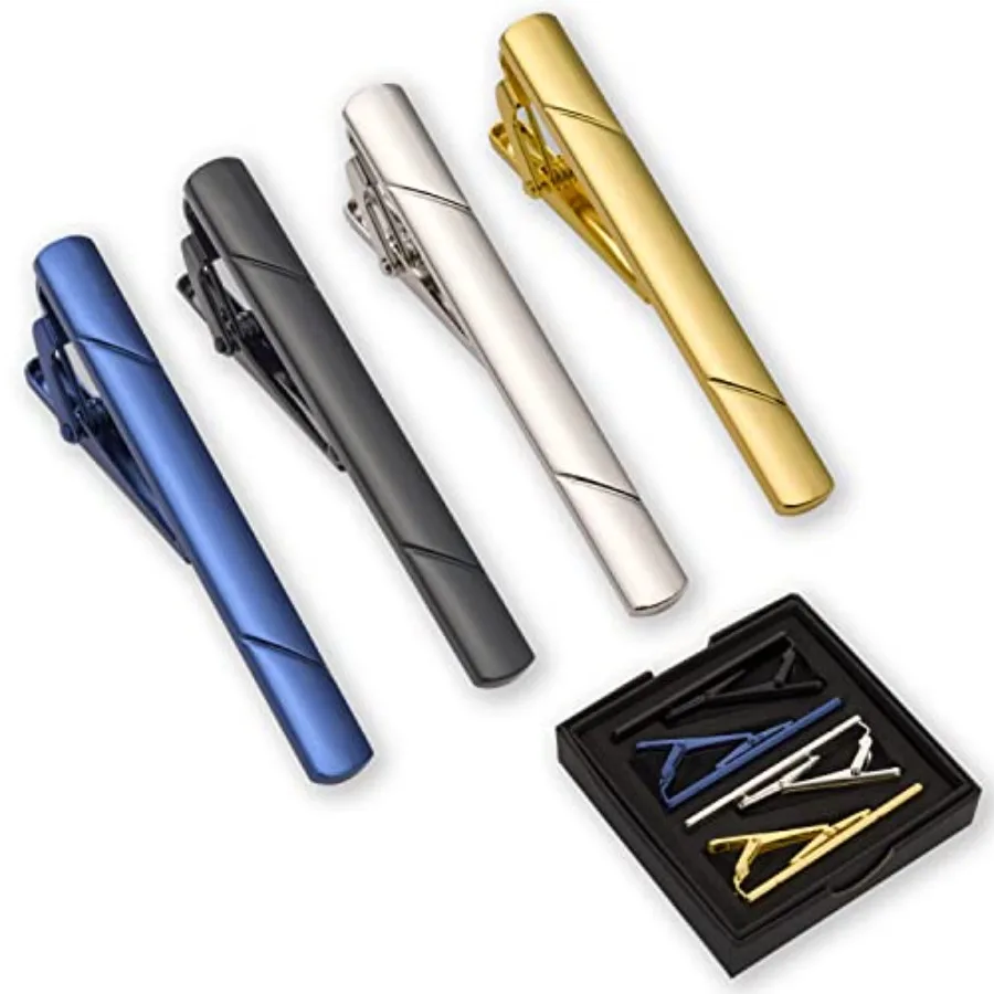 Men'S Fashion Accessories - 4Pcs Tie Clips For Men Tie