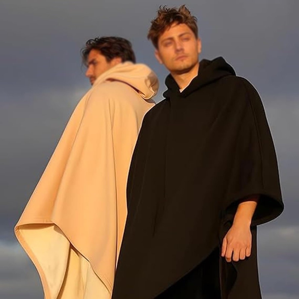 Men'S Fashion With Hat - Good Quality Indio Cloak Hoodie Punk