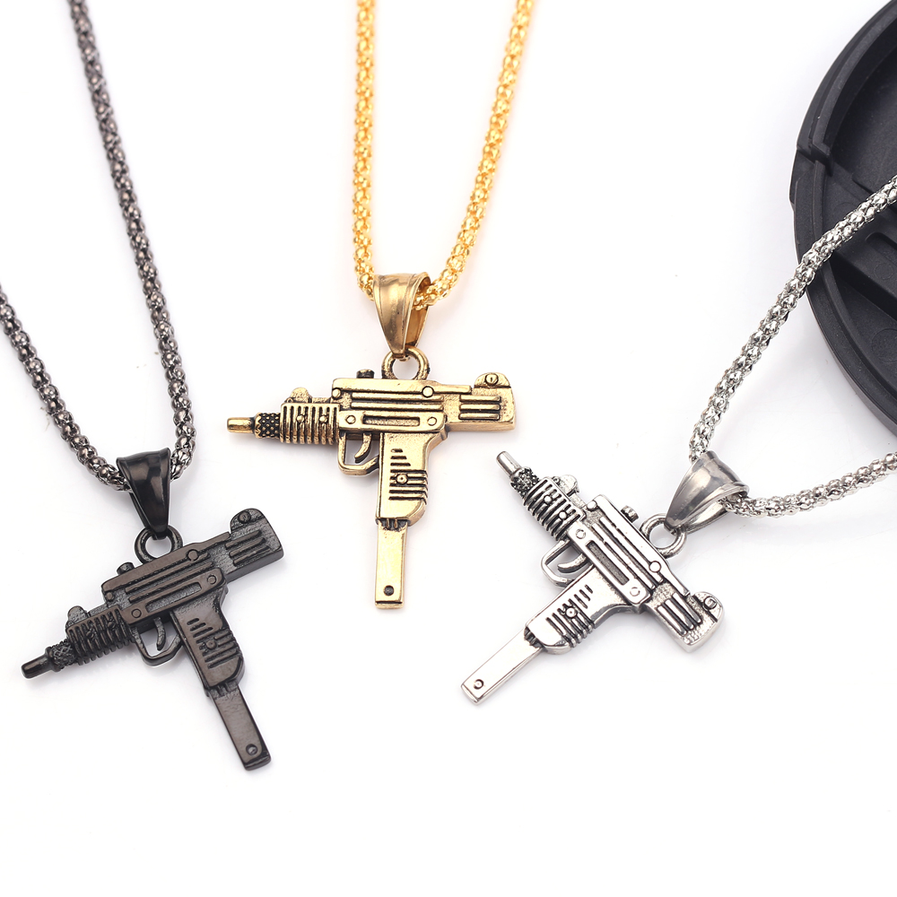 Punk Uzi Pistol Machine Gun Ne - Men'S Fashion Accessories review and price
