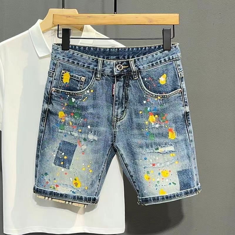 Men's Short Jeans Pants Graffi - Xl Men'S Fashion review and price
