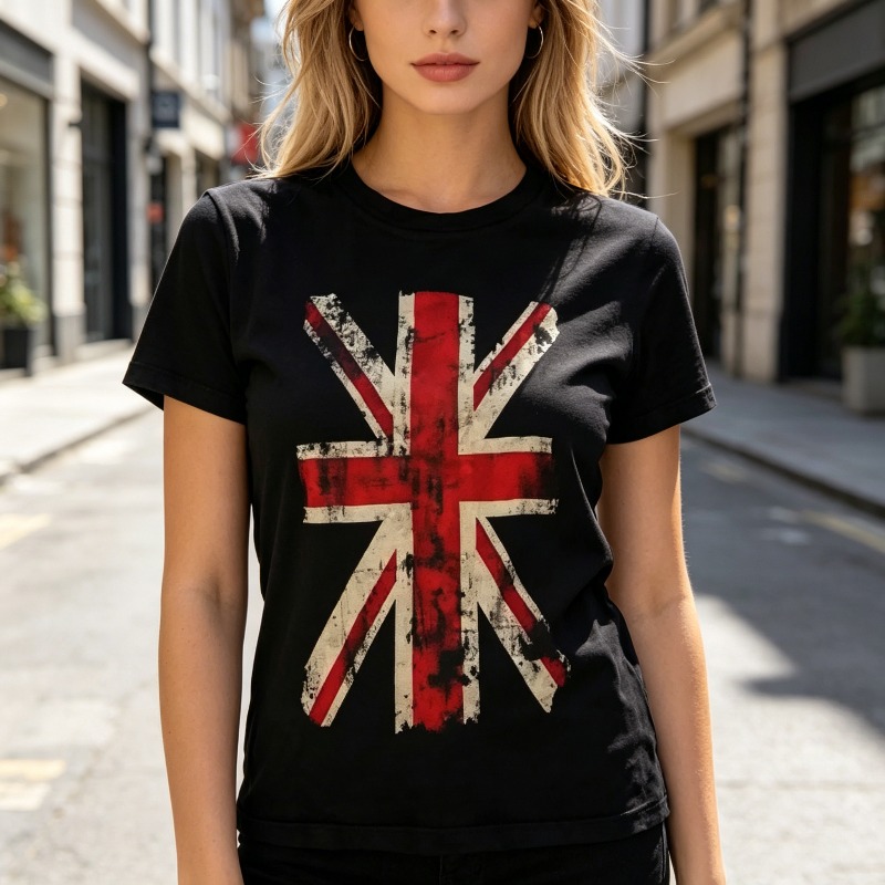 Union Jack Graphic Tshirt Vint - Men'S Fashion Uk review and price
