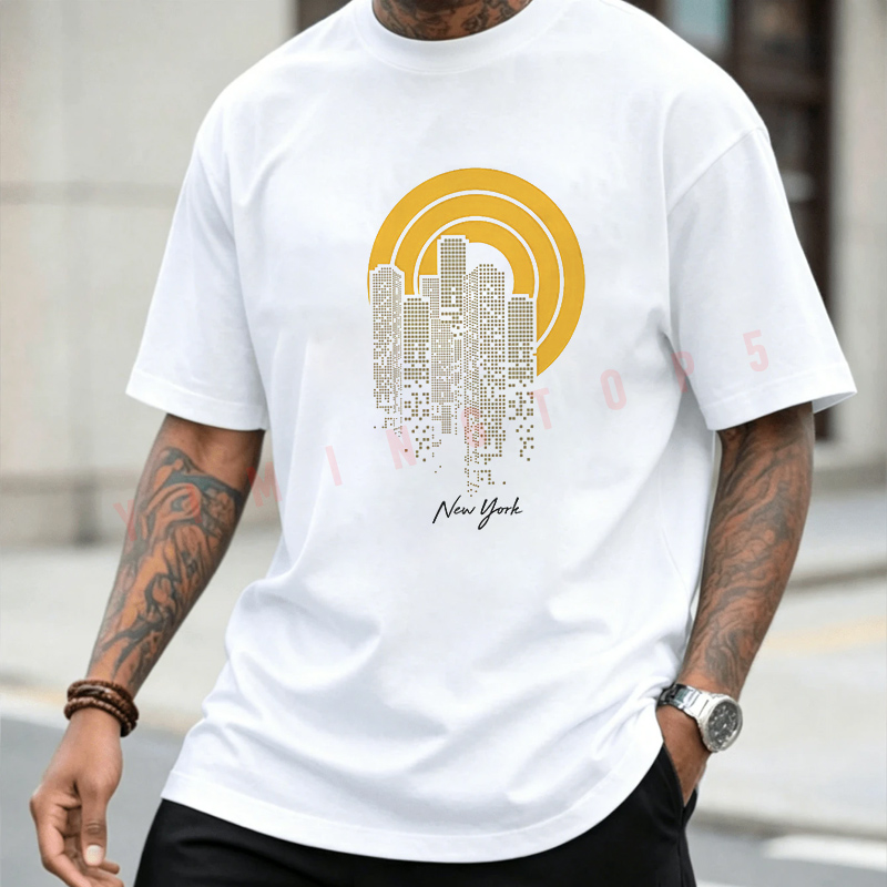 New York City Graphic Motorcyc - York Men'S Fashion review and price