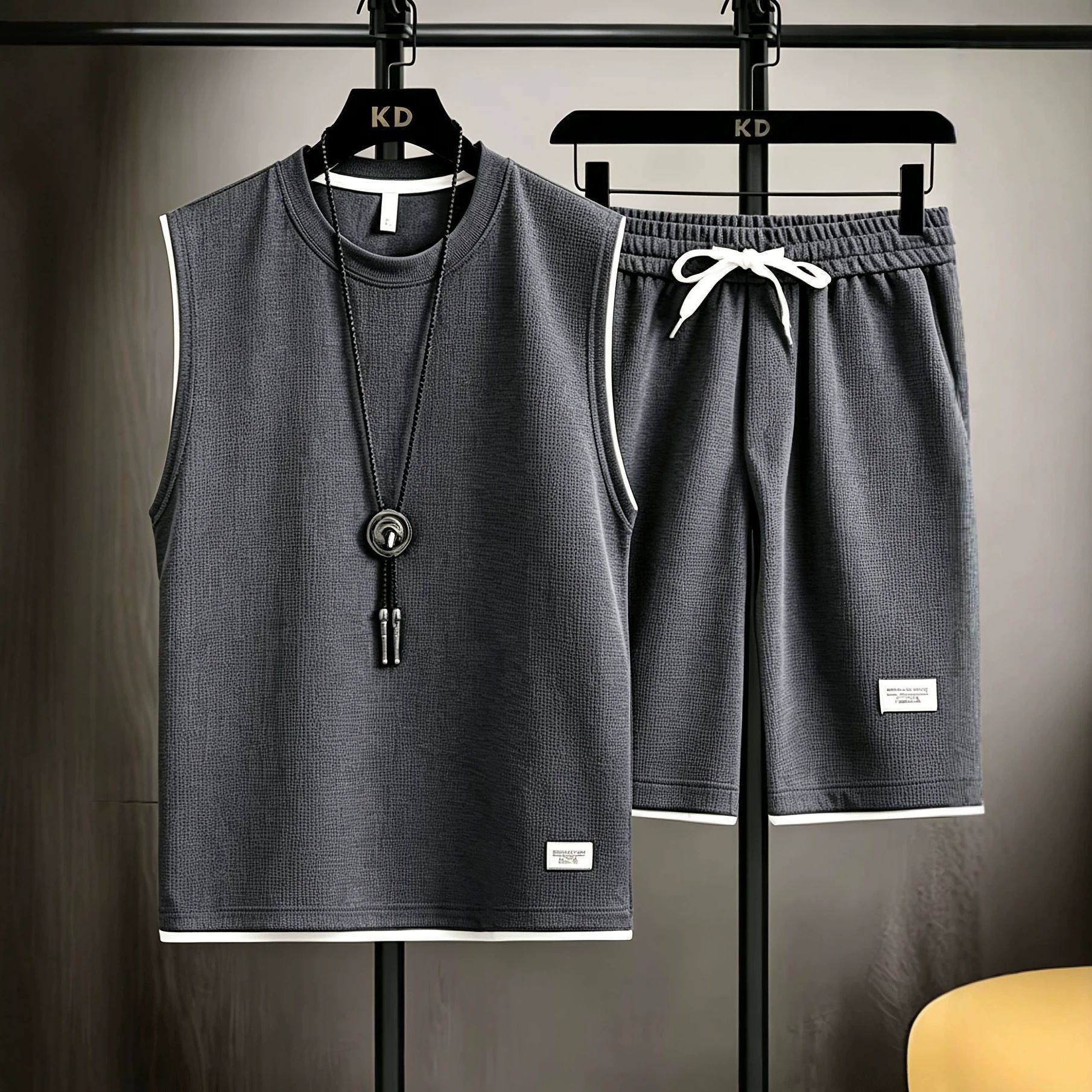 Summer men's vest sets high qu - Mens Fashion Vest review and price