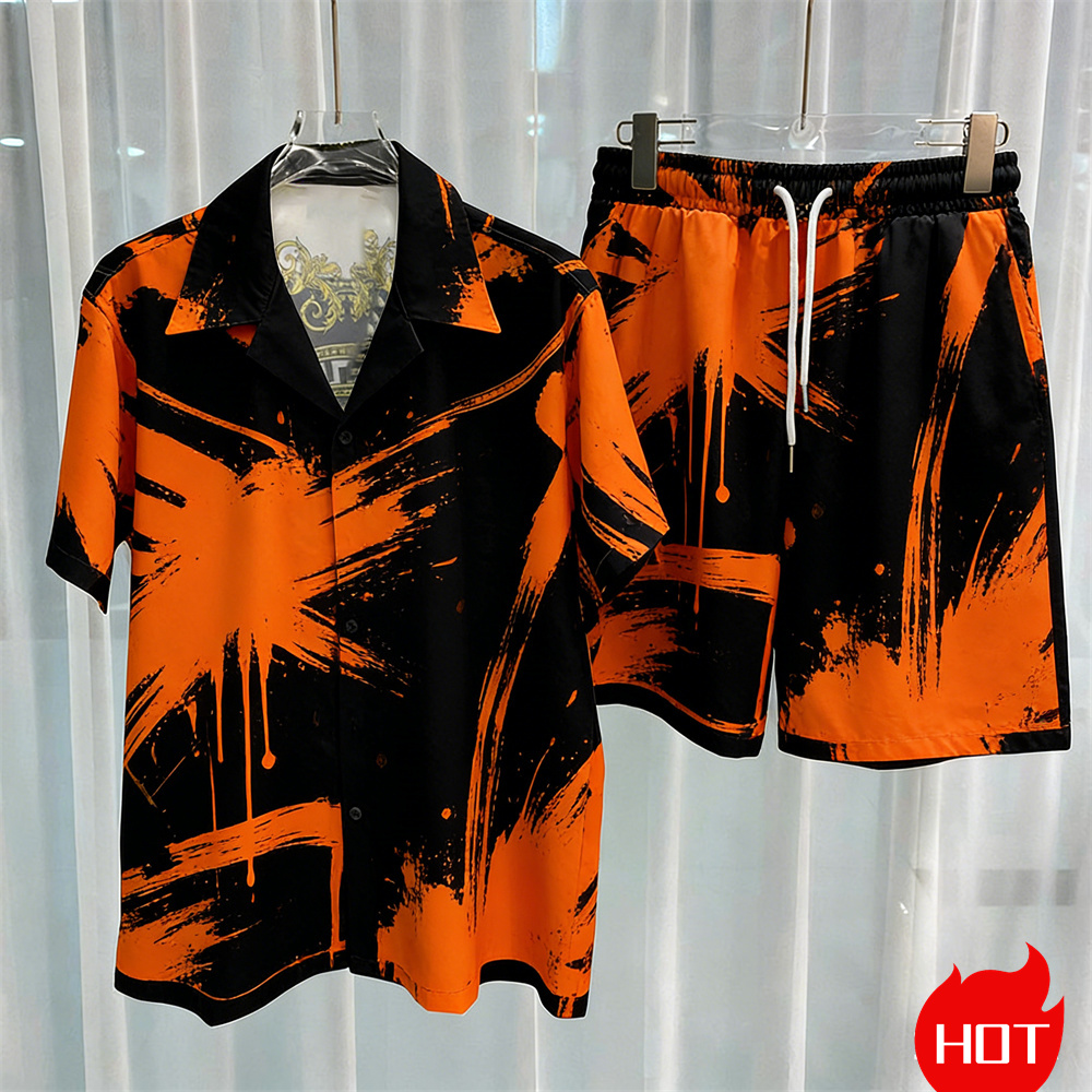 Digital printed men's set fash - Men'S Fashion Designer review and price