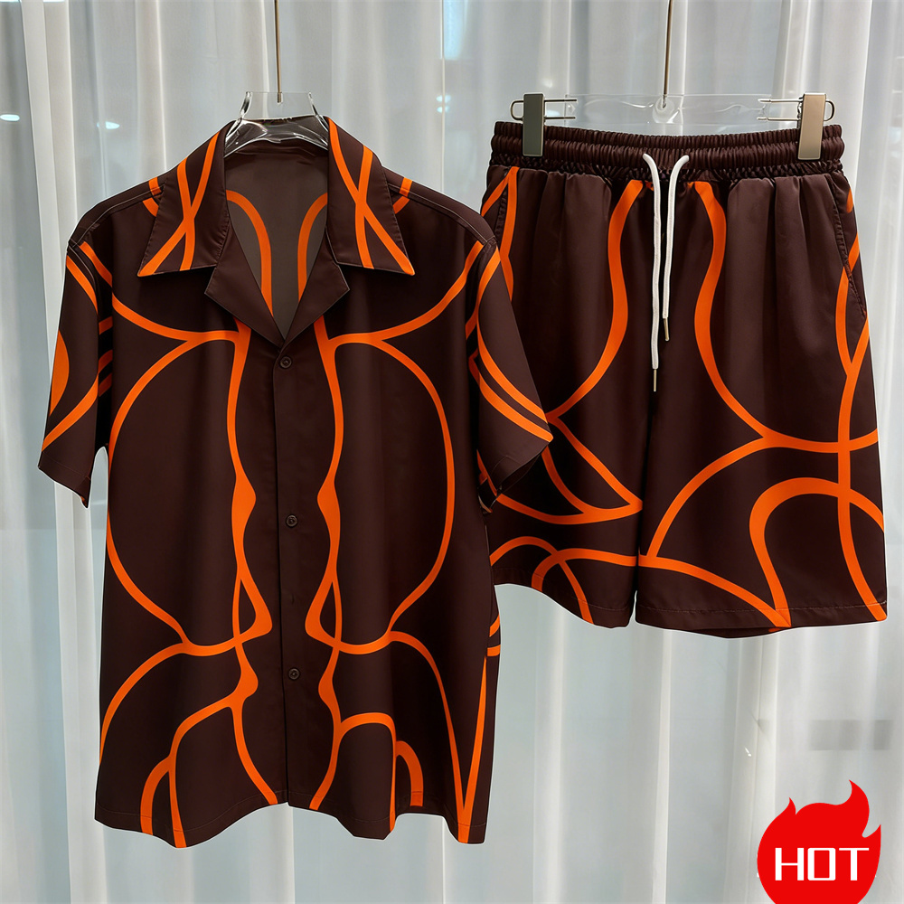 Digital printed men's set fash - Men'S Fashion Designer review and price