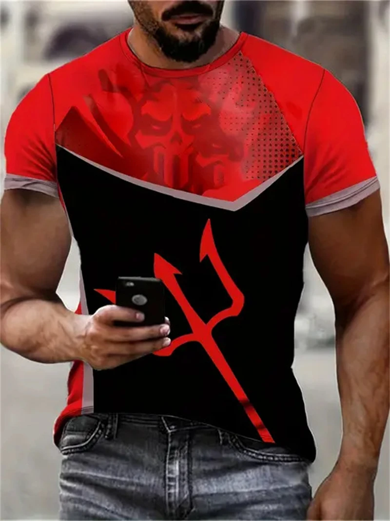 Men's Red Black Devil Trident  - Men'S Fashion Night Out review and price