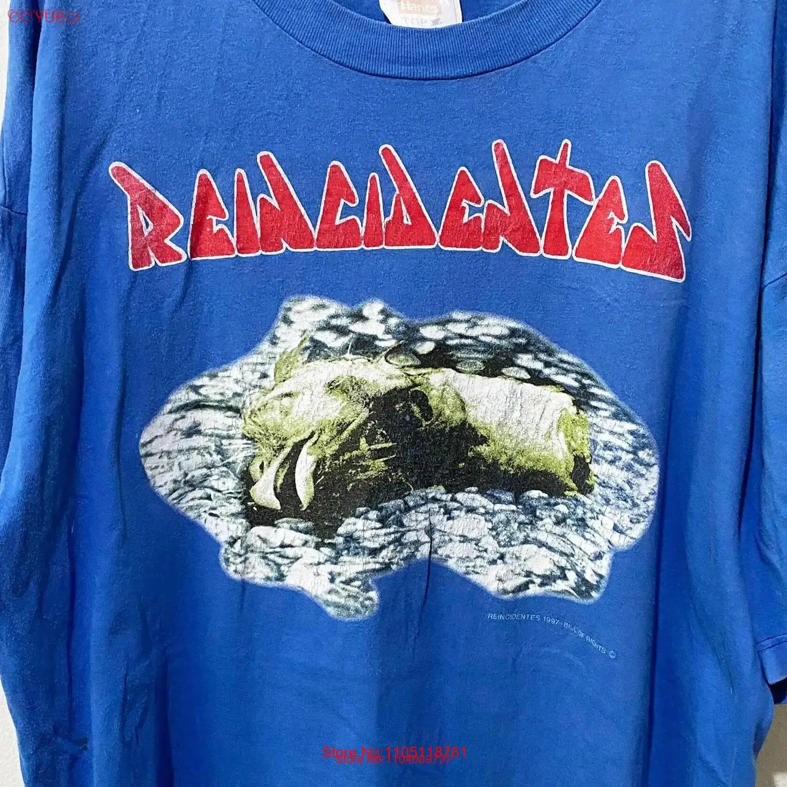 Vintage 1997 Reincidentes Band - Xl Men'S Fashion review and price