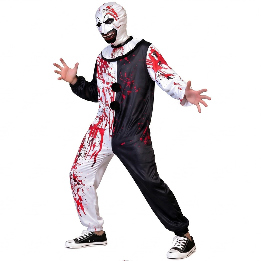 Artistic Clown Cosplay Costume - Mens Fashion Jumpsuit review and price