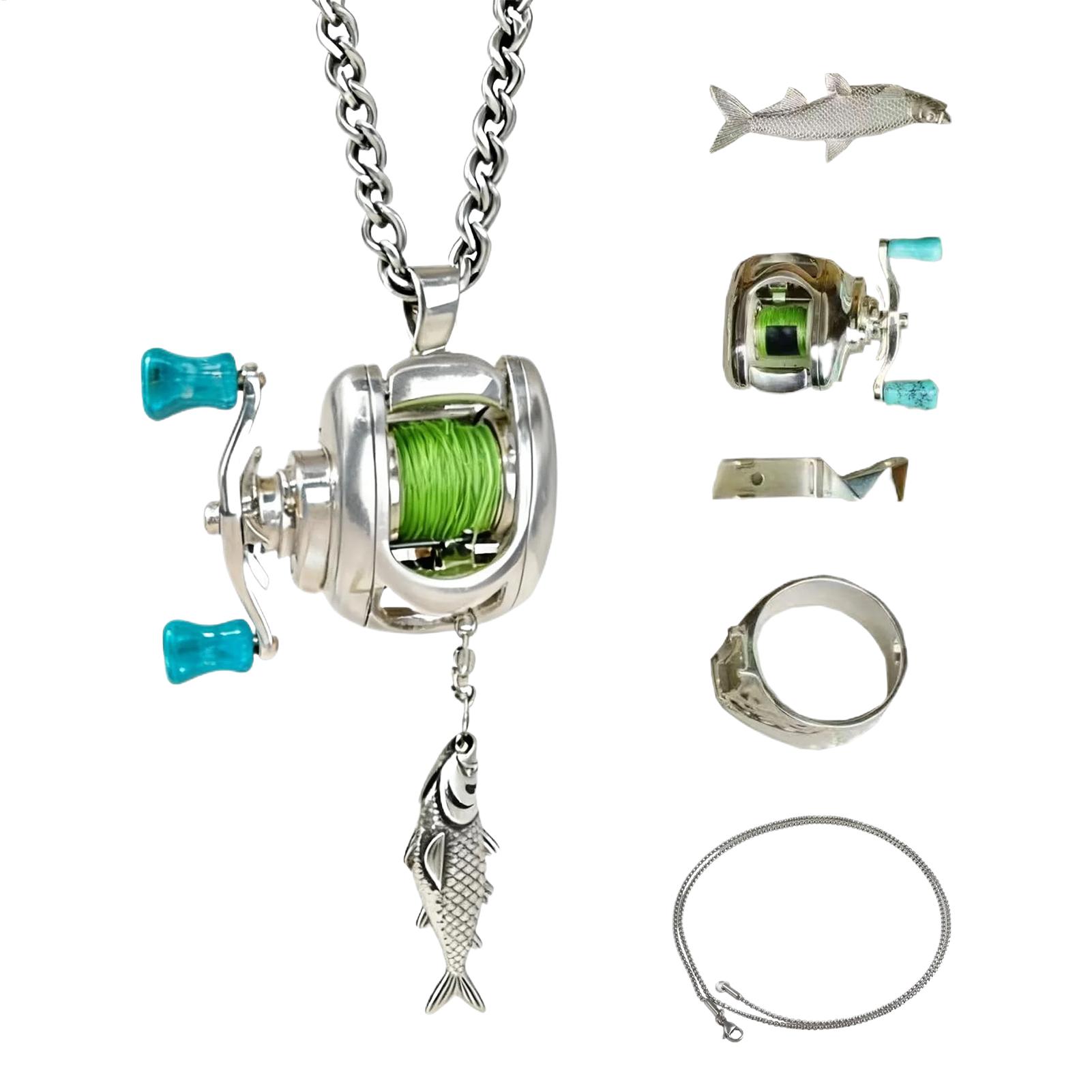 2026 Fishing Pendant Necklace  - Men'S Fashion Night Out review and price