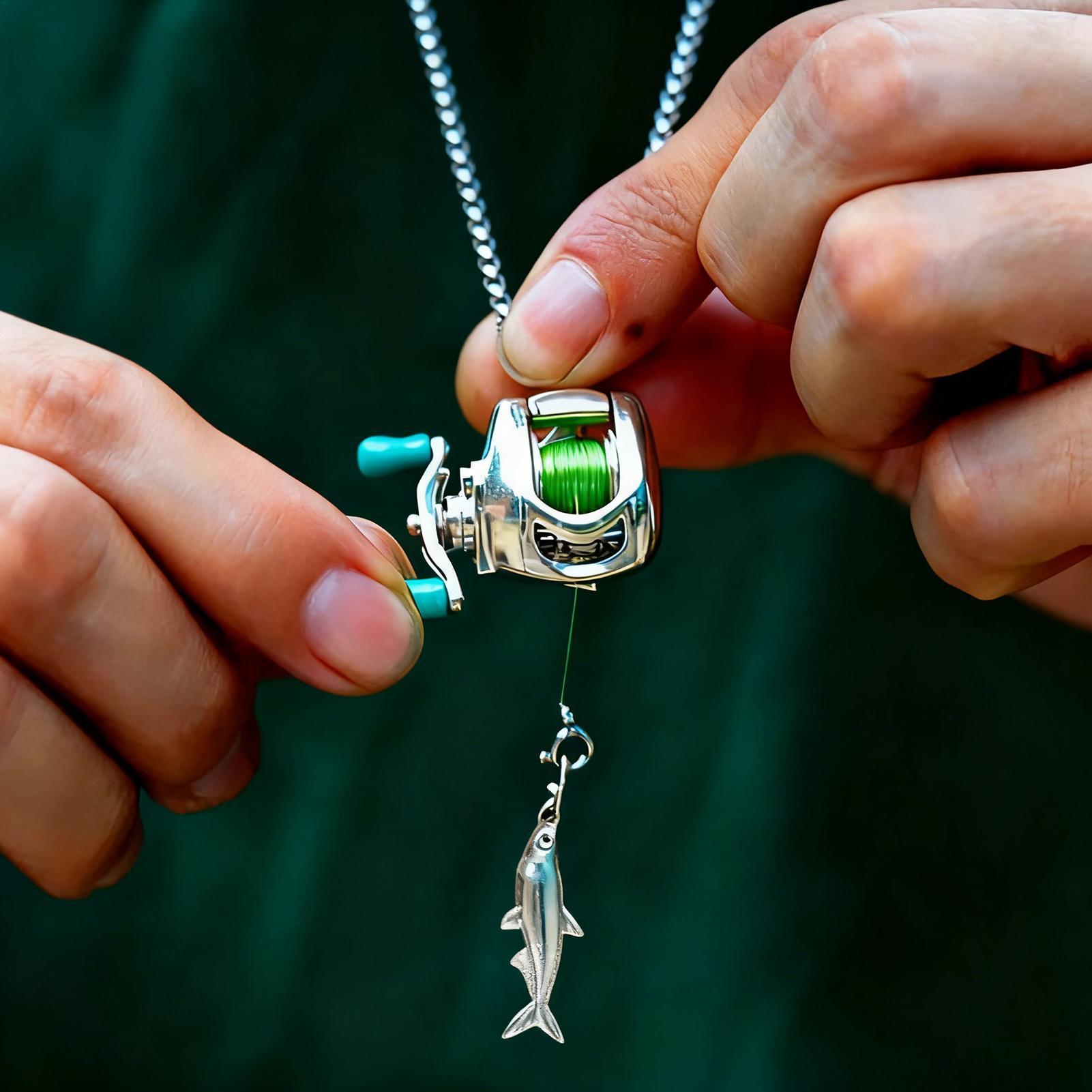2026 Fishing Pendant Necklace  - Men'S Fashion Night Out review and price
