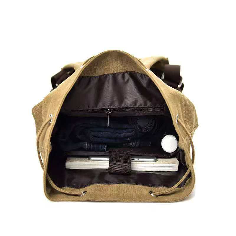 2026 Canvas backpack with dual - Men'S Fashion Bag review and price