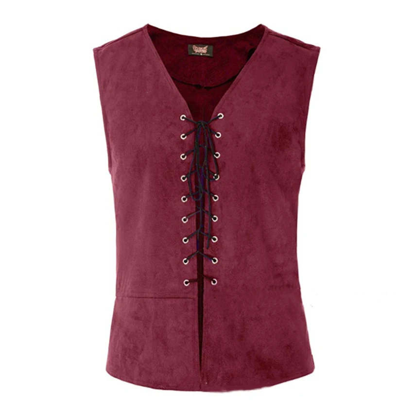 Men Punk Medieval Vest Cosutme - Mens Fashion Vest review and price
