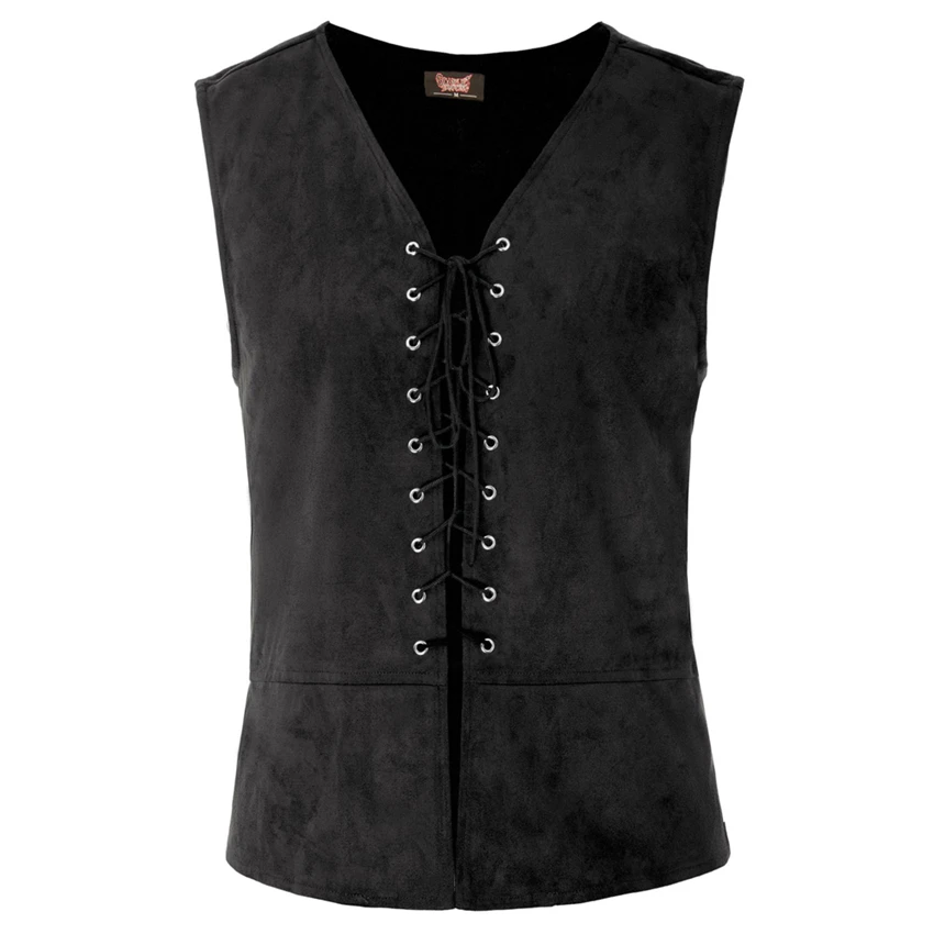 Men Punk Medieval Vest Cosutme - Mens Fashion Vest review and price