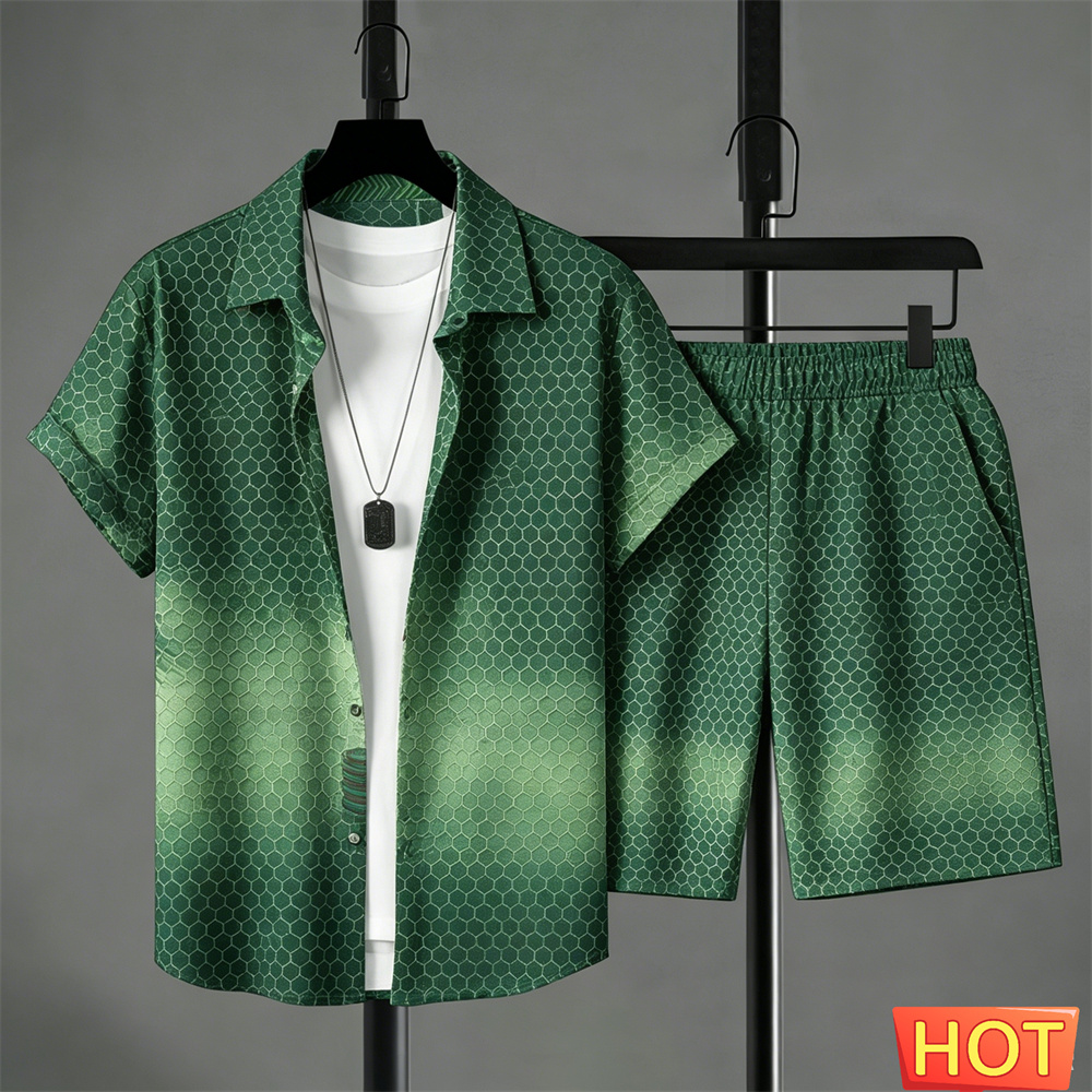 Summer Outfits Man Shirt Set G - Men'S Fashion Designer review and price