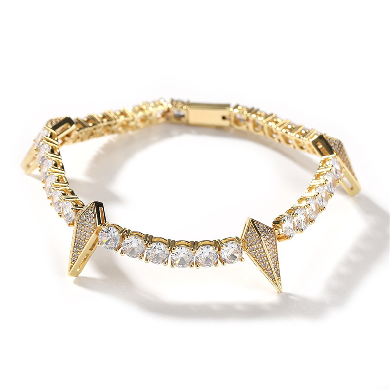 8inch Punk Hip Hop Spiked Brac - Men'S Fashion Night Out review and price