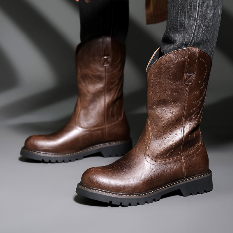 Fashion Mens Cowboy Boots New  - Mens Fashion Zapatos review and price