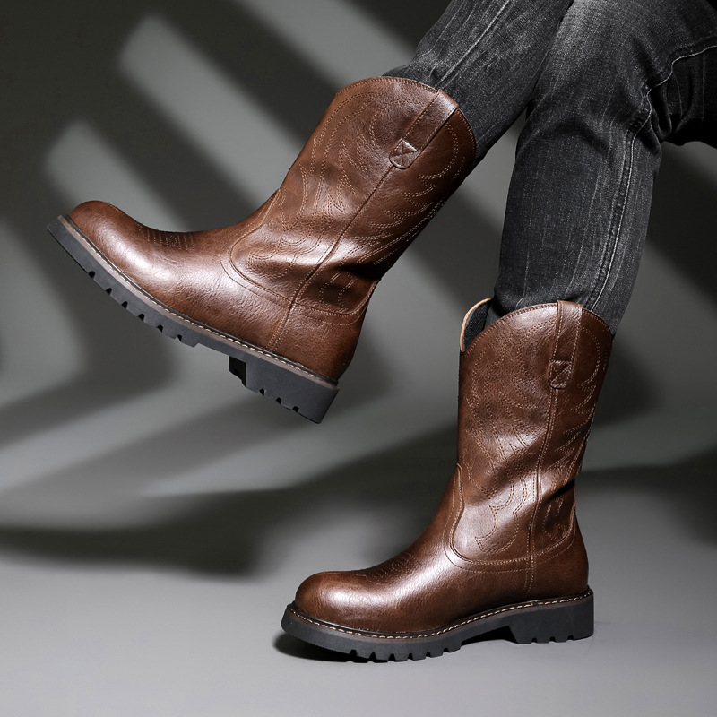 Fashion Mens Cowboy Boots New  - Mens Fashion Zapatos review and price
