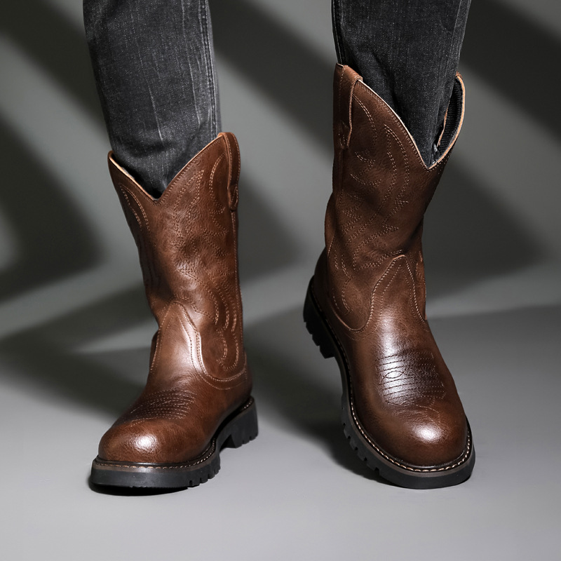 Fashion Mens Cowboy Boots New  - Mens Fashion Zapatos review and price