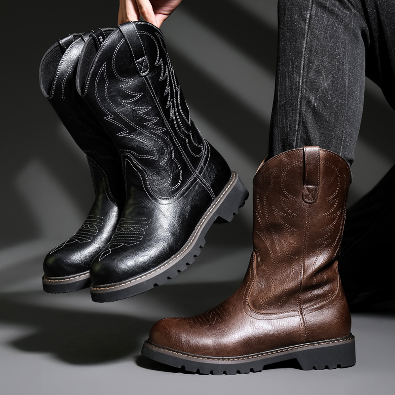 Fashion Mens Cowboy Boots New  - Mens Fashion Zapatos review and price