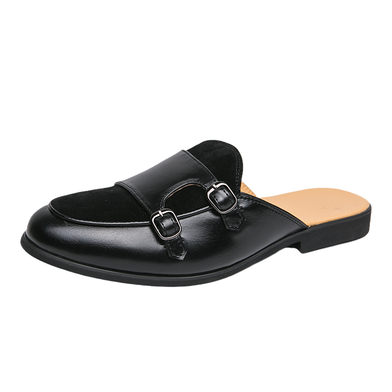 Fashion Black Green Monk Strap - Mens Fashion Zapatos review and price