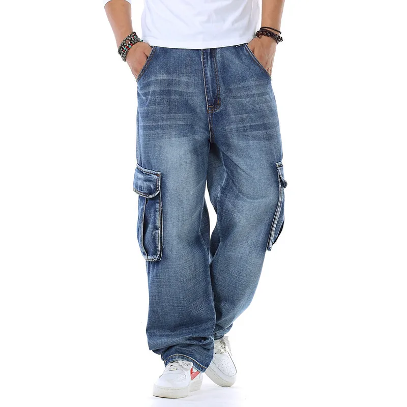 Mens Baggy Jeans Spring and Au - Men'S Fashion For Fat Guys review and price