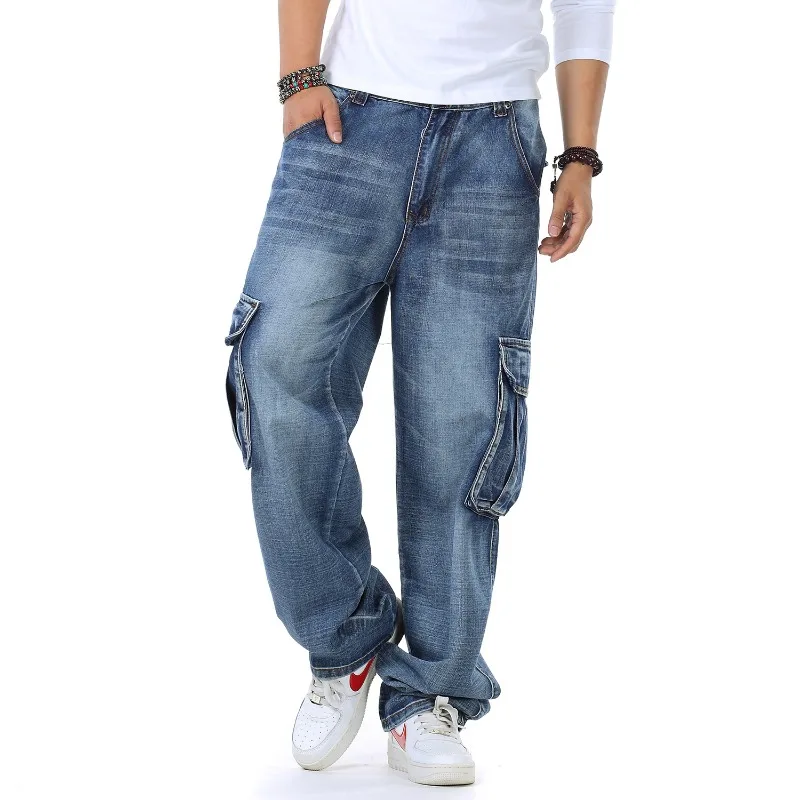Mens Baggy Jeans Spring and Au - Men'S Fashion For Fat Guys review and price
