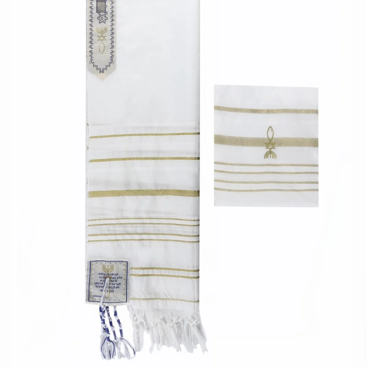 Golden Stripes Prayer Shawl wi - Men'S Fashion Bag review and price