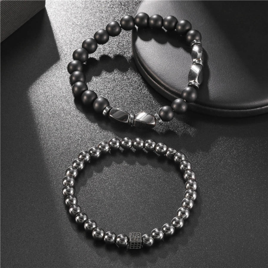 Premium Bracelet Set Men Natur - Mens Fashion Combination review and price