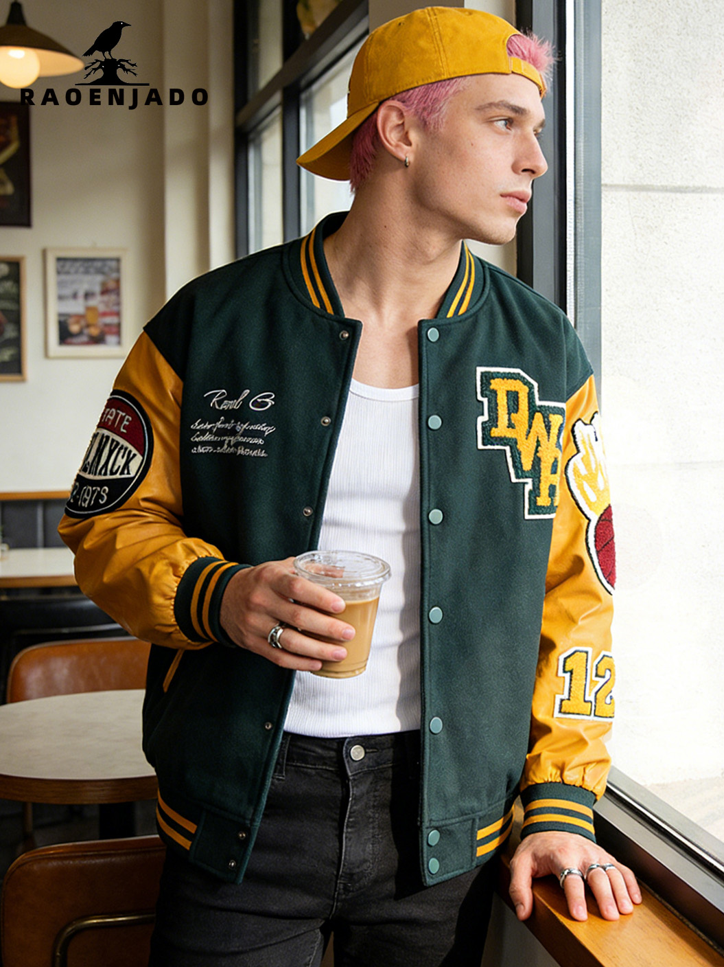 Mens Vintage Varsity Jacket Ra - Varsity Jacket Letterman review and price