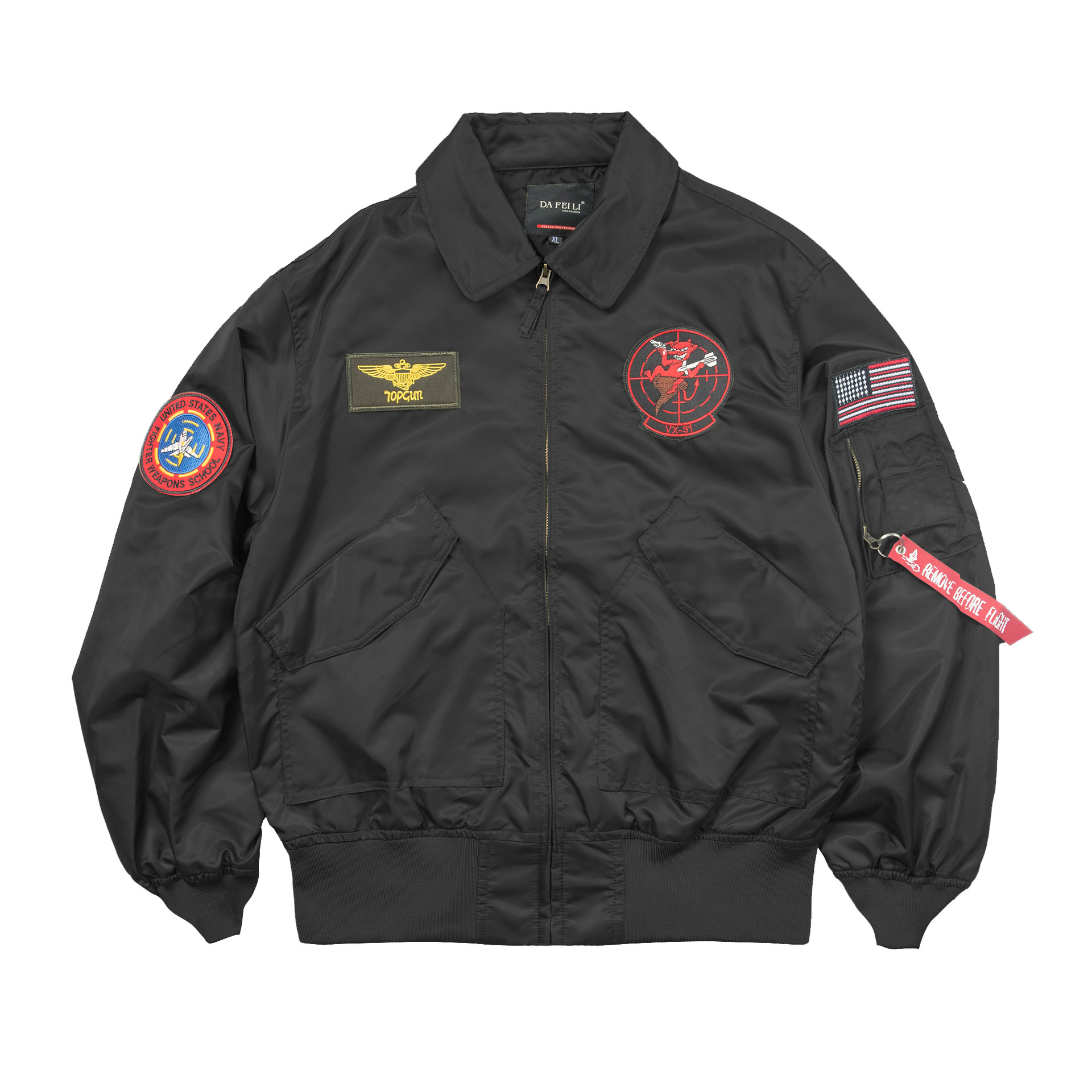TOP GUN CWU-45P Plus Size Wate - Varsity Jacket Letterman review and price
