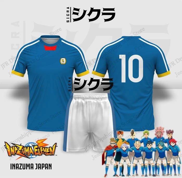 Jersey Set Jersey Inazuma Elev - Men Fashion Kids review and price